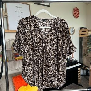 Ann Taylor short sleeve blouse